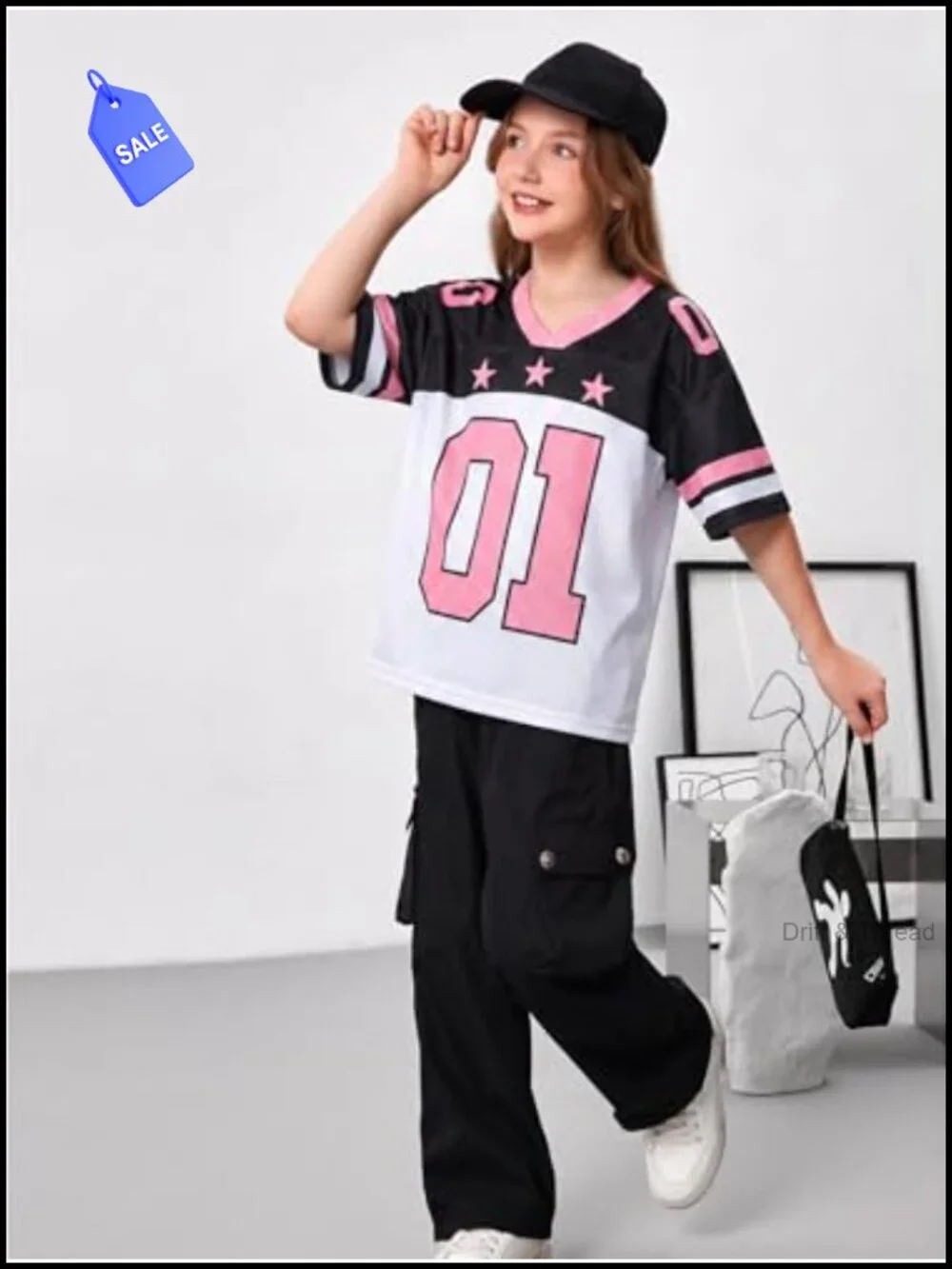 Girls Boys Kids Soccer Jersey Mesh V Neck Short Sleeve Sport Tee